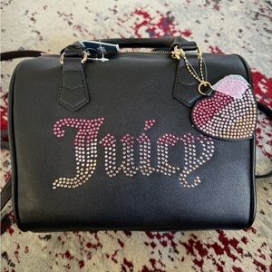Black juicy couture gradient glam bag